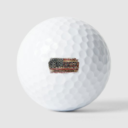 American Flag Beer Hunter Golfball (Vorderseite)
