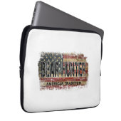 American Flag Beer Hunter Laptopschutzhülle (Vorne Rechts)
