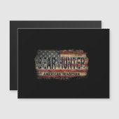 American Flag Beer Hunter Magnetkarte (Vorne/Hinten)
