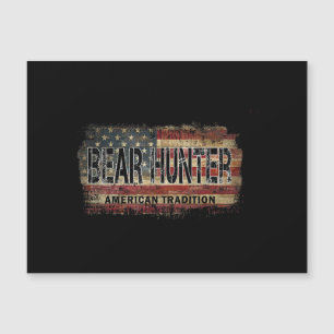 American Flag Beer Hunter Magnetkarte