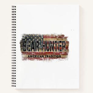 American Flag Beer Hunter Notizblock
