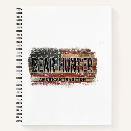 American Flag Beer Hunter Notizblock (Vorderseite)