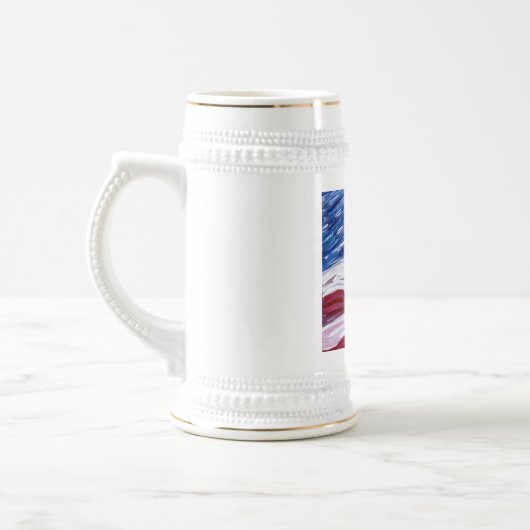 American Flag Beer Stein Bierglas (Links)
