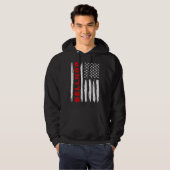 American Flag Bellhop US USA Flag Hoodie (Vorne ganz)