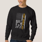 American Flag Best Boxer Vater Ever Dog Vater Sweatshirt (Vorderseite)