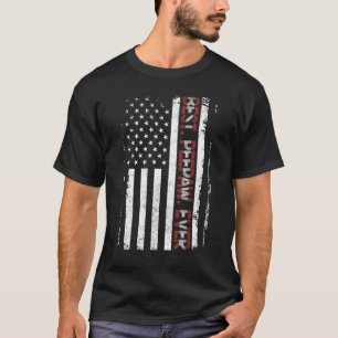 American Flag Best Peepaw jemals Fathday Step Da T-Shirt