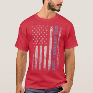 American Flag Best TOP UNCLE Ever Fathday Vater