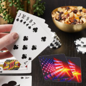 American Flag Bicycle® Poker Playing Cards. Spielkarten (In Situ)