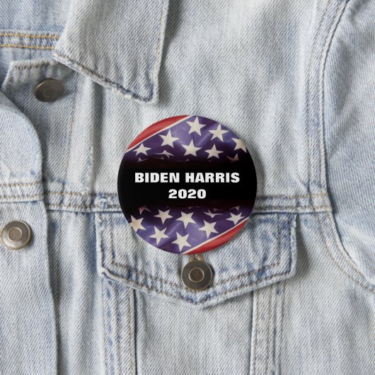 American Flag BIDEN HARRIS 2020 Button (Beispiel)