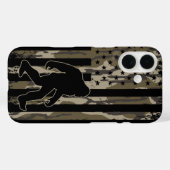 American Flag Bigfoot Bottom Land Camouflage Case-Mate iPhone Hülle (Rückseite (Horizontal))