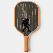 American Flag Bigfoot Bottom Land Camouflage Pickleball Schläger (Rückseite)