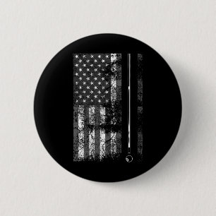 American Flag Billiard Stick Niedliches Tischspiel Button