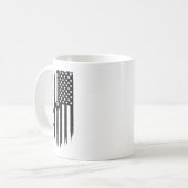 American Flag Billiards Pool Player Apparel - Bill Kaffeetasse (Vorderseite Links)