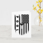 American Flag Billiards Pool Player Apparel - Bill Karte (Gelbe Blume)