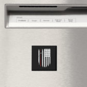 American Flag Billiards Pool Player Apparel - Bill Magnet (In Situ (Geschirrspüler))