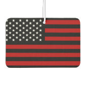 American Flag Black Red White Autolufterfrischer (Vorderseite)