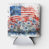 American Flag & Blume Dosenkühler (Vorderseite)