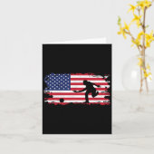 American Flag Bowling Apparel - Bowling Karte (Gelbe Blume)