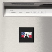 American Flag Bowling Apparel - Bowling Magnet (In Situ (Geschirrspüler))