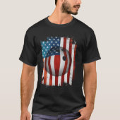 American Flag Bowling - Funny Shirt Gift (Vorderseite)