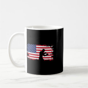 American Flag Boxing Bekleidung - Boxer Boxing Fra Kaffeetasse