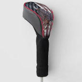 American Flag Bull Golf Headcover (angewinkelt)