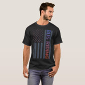 American Flag Bus Riding T-Shirt (Vorne ganz)