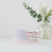 American Flag Business Card Visitenkarte (Stehend Vorderseite)