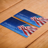 American Flag Business Card Visitenkarte