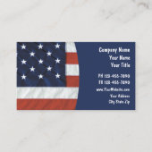 American Flag Business Cards Visitenkarte (Vorderseite)