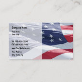 American Flag Business Cards Visitenkarte (Vorderseite)
