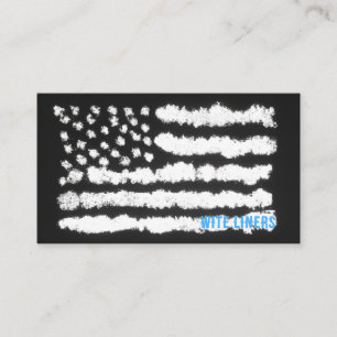 American Flag Business Cards Visitenkarte