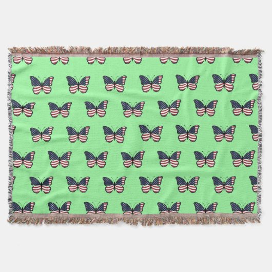 American Flag Butterfly Design-62615 Decke (Vorderseite)