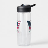 American Flag Butterfly Design-62616 Trinkflasche (Links)