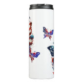American Flag Butterfly Thermosbecher (Rückseite)