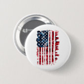 American Flag Button (Vorne & Hinten)