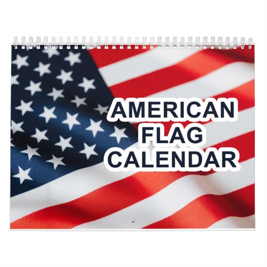 American Flag Calendar 2025 Kalender (Titelbild)