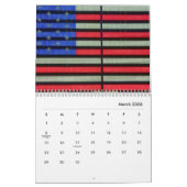 American Flag Calendar 2025 Kalender (Mär 2026)