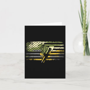 American Flag Camouflage Snowboarden Snowboarder Karte