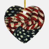 American Flag Camouflage von Shirley Taylor Keramik Ornament (Vorne)