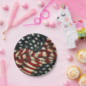 American Flag Camouflage von Shirley Taylor Pappteller (Party)
