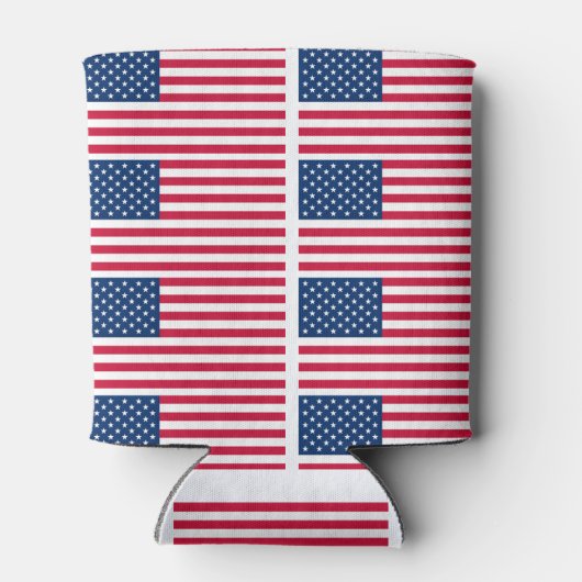 American Flag Can Cooler USA - Patriotic Dosenkühler (Rückseite)
