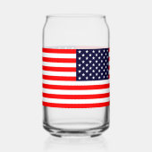 American Flag Can Glass Single oder Glass Set Dosenglas (Links)