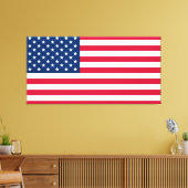 American Flag Canvas Print Leinwanddruck (Insitu (Wohnzimmer))