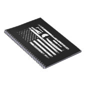 American Flag Carpenter Tools Woodworker Handwerke Notizblock (Rechte Seite)