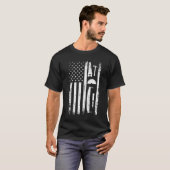 American Flag Carpenter Tools Woodworker Handwerke T-Shirt (Vorne ganz)