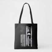 American Flag Carpenter Tools Woodworker Handwerke Tasche (Vorderseite)