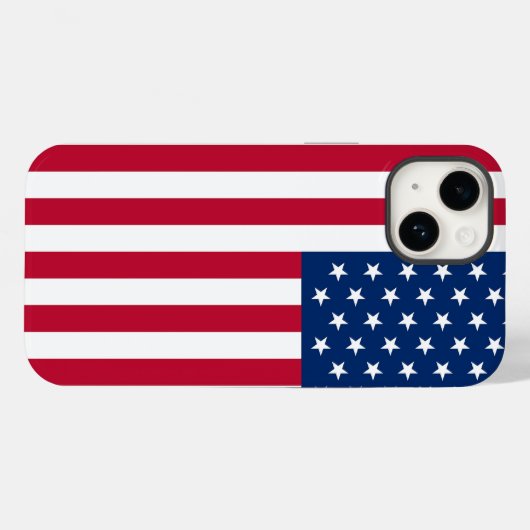 American Flag Cell Phone Case (Rückseite (Horizontal))