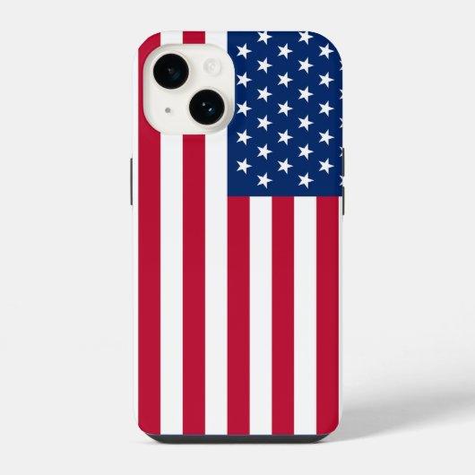 American Flag Cell Phone Case iPhone Hülle (Rückseite)