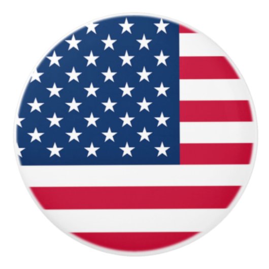 American Flag Ceramic Knob Keramikknauf (Vorderseite)